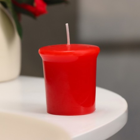 Aromatic candle "Sweet Strawberry", sweet strawberry, 5x4.5 cm-1