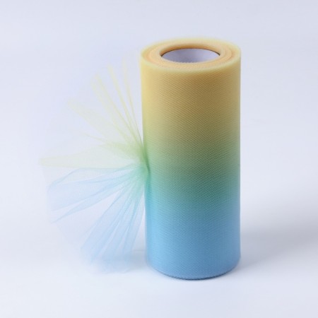 Fatin, 15 cm, 11 ± 1 g/sq.m, 23 ± 1 m, color of yellow-blue gradient No. 2