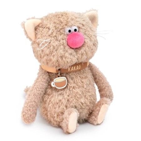 Soft toy "Cat Cacao", 16 cm-1