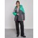 Ski suit female winter, size 58, green color