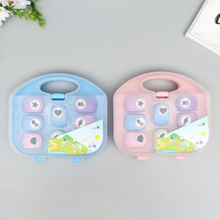 Set of curly holes in the chest, 8 pcs mix-9