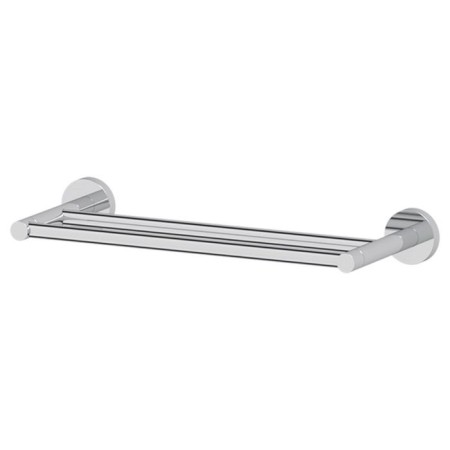 Double rod double 40 cm, chrome, artwelle