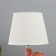 Table lamp "Misha" 1x40W E14 orange 19.5x19.5x36cm