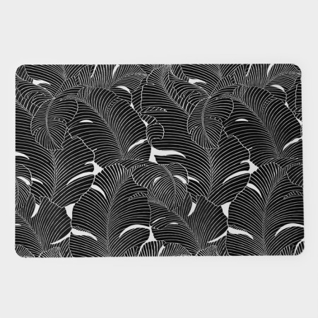 Set of serving napkins "Mirage", 4 pcs, 30 × 45 cm, black color-1