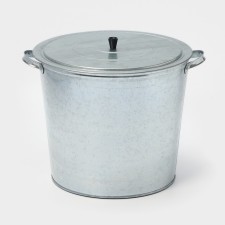 Galvanized linen tank, 32 liters, with a lattice, GOST