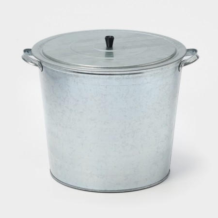 Galvanized linen tank, 32 liters, with a lattice, GOST