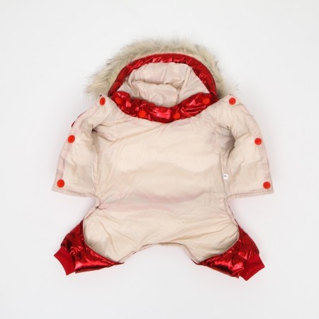 The overalls "Girl" with a weight, size 18 (ds 40 cm, og 50 cm, Osh 38 cm), red-7