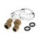 Accoona A7381 bathtub, two -wound, brass, chrome