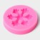 Mold "Snowflake", silicone, 6.7 × 6.7 cm, color mix