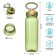 Water bottle, with a drinker, 800 ml, green