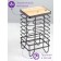 Loft standing stand “Loft”, 13 × 10.5 × 23 cm, brown color