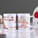 Sublimation mug "beloved grandmother, in the whole world", with application