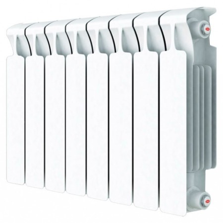 Bimetallic radiator Rifar Monolit, 350 x 100 mm, 8 sections, side connection