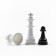 Chess 21 x 21 cm, plastic board and figures, King H-3.8 cm, D-1.5 cm