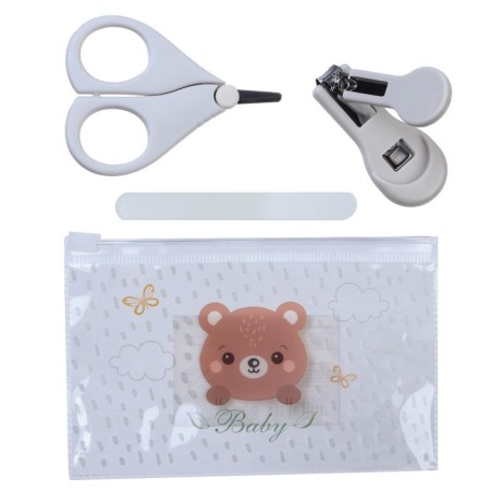 Manicure set for the smallest "Bear" (scissors+forceps+saw)-4