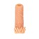 Kokos nozzle is realistic with additional stimulation, TPE, bodily, 12 cm