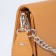 Women's bag Textura, messenger, small size, mustard color