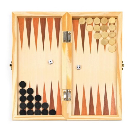 Board game 3 in 1 "Patterns": backgammon, checkers, chess, 29 x 29 cm-5