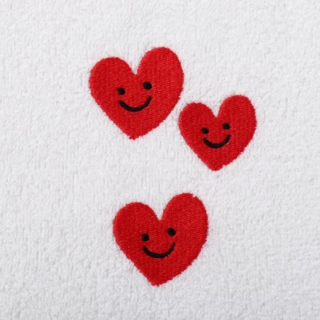 Set of towels "Love Yu" 35x60 cm-2 pcs, 100% cotton, 350 g/m2-3