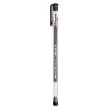 Gel pen, 0.38 mm, black color, transparent, sunburned, needle writing node, 