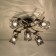 Ceiling chandelier Citilux "Merida" CL142155, 65x65x45 cm, 5x75W, E27, Gray color