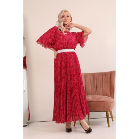 Women's dress, size 46, raspberry color