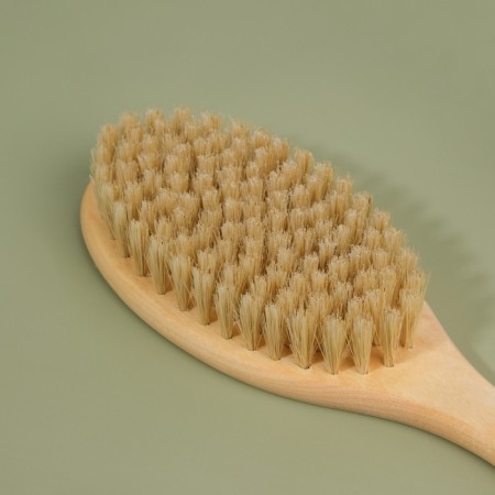 Comb with bristles, 22 × 7 cm, color "light wood"-2