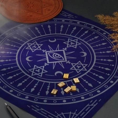 Ground for fortune telling velvet "Secret Sign", 50x50 cm, 16+-2