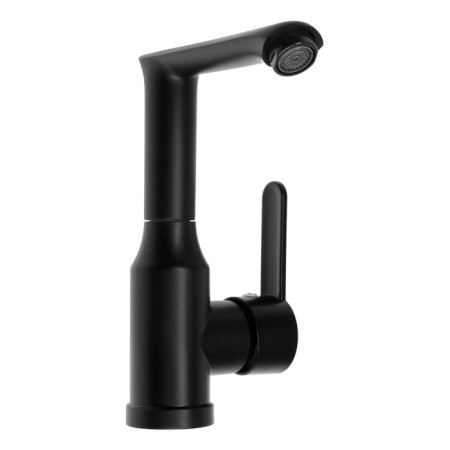 Zein Z3696 sink mixer, pour in a height of 18 cm, ABS plastic, black-1