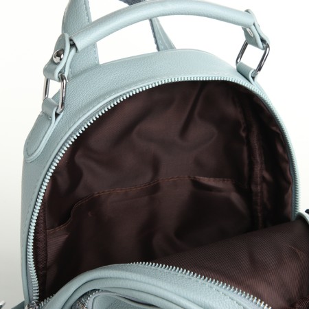 City backpack with lightning, blue color-3