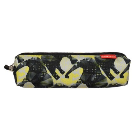 The pencil case is soft, 1 compartment, quadro, 50 x 210 mm, Erich Krause, Missed ElePhant, Green 52243-1