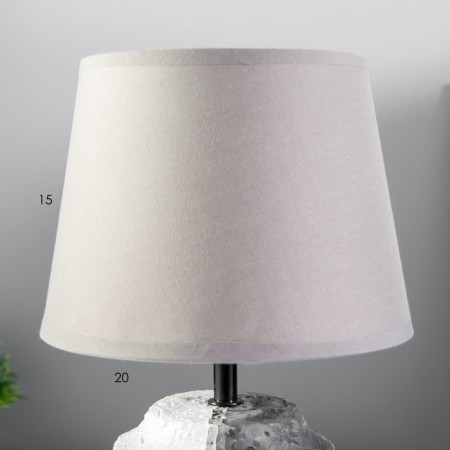 Kiana table lamp E14 40W gray-white 20x20x33cm Risalux-4