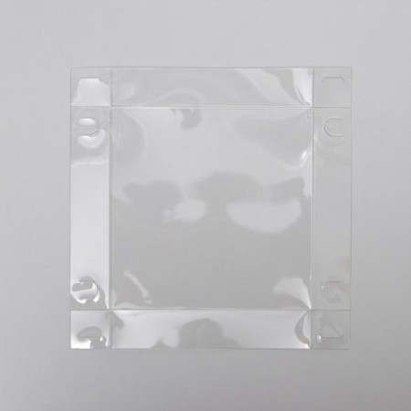 Box for confectionery products with PVC Lid "Wreath", 15 x 15 x 3 cm, New Year-5