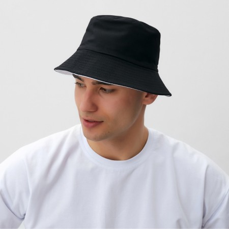Panama is monophonic, two-do, black/white color, size 57-58-3