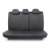 Polo GTI Autorekhly, Jacquard material, 2 mm foam, 3D cut, 11 objects, rollers for quick fixation of the front row, 5 headrests, 2 lightning, Airbag black/gray/red
