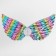 Carnival wings "Angel", for children, multi -colored