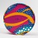 Makarun box, confectionery packaging tube with a window, “bright geometry” 16 x 16 x 5 cm