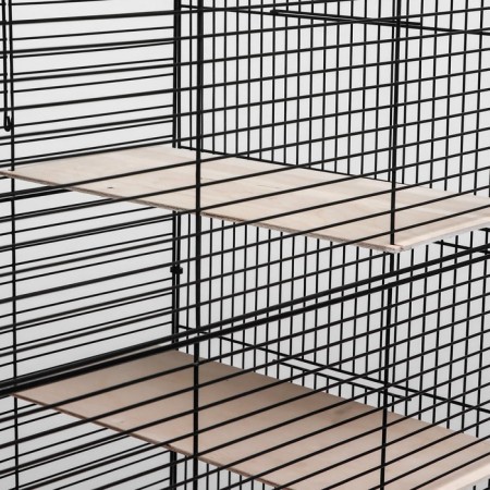 Cage for chinchilla "Pijon" No. 10, collapsible, 58 x 40 x 88, beige-6