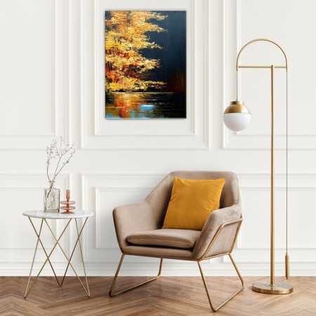 Picture on numbers with a whip 40 × 50 cm "Golden Autumn" 23 colors-1