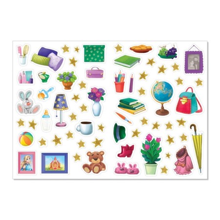 Stickers Set "Dress the doll. For kids ”, 4 pcs. 12 p.-4