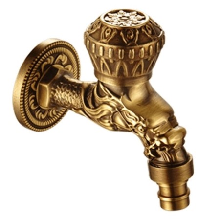 Bronze de Luxe 21978/2 crane, drain, for a bath, nozzle for a hose