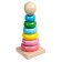 Developing toy "Pyramid made of wood"