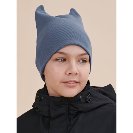 Children's hat, size 51-52, jeans color-3