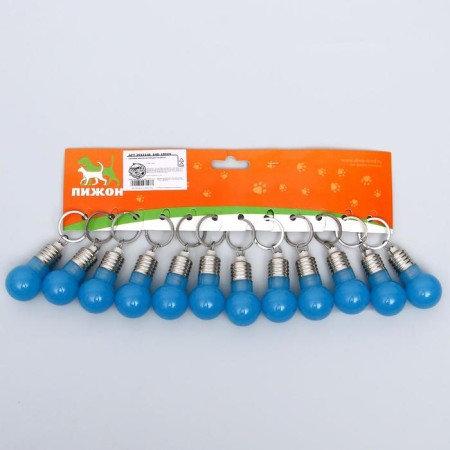 Light beacon on a collar for large and medium dogs, packing 12 pcs, blue-8