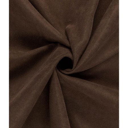 Curtain "Canvas", size 150x280 cm, chocolate color