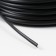 Artificial rattance smooth 6 mm 100 m half a pipe (black)