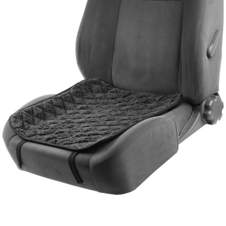 Front seat, artificial fur, size 48 x 48 cm, gray size-5