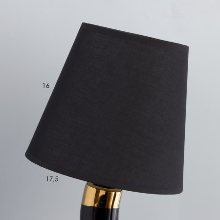 Cameron table lamp E27 40W black and gold 12.5x12.5x49 cm Risalux-3