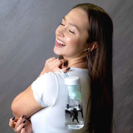 Water bottle "My level of discontent", 700 ml, mix-6
