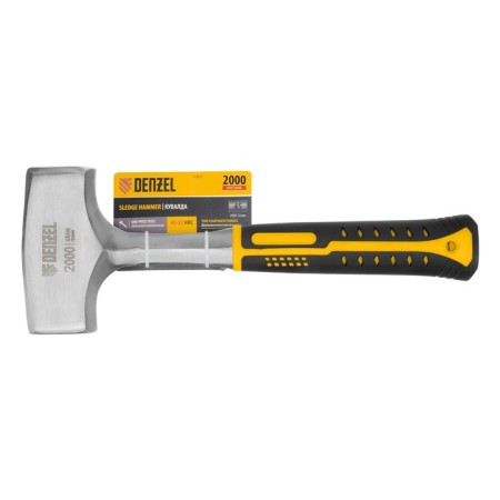 Sledgehammer Denzel 11013, all -metal, two -component handle, 2 kg-4